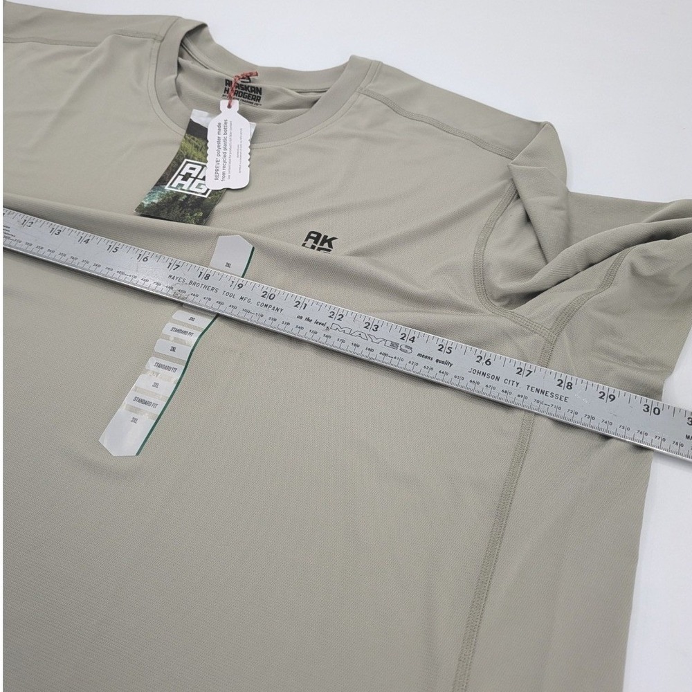 Alaskan Hardgear AKHG Duluth Trading Co Stream Shirt Size 3XL Beige UPF 50 NWT - Picture 7 of 10